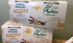 Lait Prairies du Boulonnais - Crèmes Dessert Vanille x4