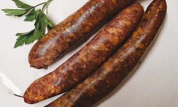 Ferme de la Paumerais - SAUCISSE FUMEE DE PORC - 2 Kg (12 saucisses environ)