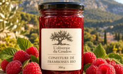 L'OLIVERAIE DU COUDON - CONFITURE DE FRAMBOISE BIO 300Gr