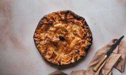 Les Délices d'Aliénor - Tourtière Landaise aux pommes et aux pruneaux cuite fraîche - 8 parts