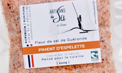 Artisans du Sel - Fleur de Sel de Guérande au Piment d'Espelette 100g x 14