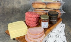 Maison Lascours - Kit à Burger pour 4 personnes