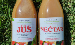 Massot Delphine et Garrigue Marc - Lot 6 Nectars BIO de nectarines blanches et 6 Pur Jus BIO de nectarines blanches et menthe