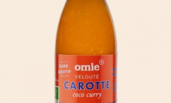 Omie - Velouté carottes coco curry bio - carottes françaises issues d'une filière équitable - 25 cl