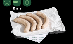 Nemrod - Saucisse Blanche de Sanglier au fromage x4