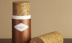 La Glacerie par David Wesmaël - Meilleur Ouvrier de France - Bûche glacée "Noyer Bohème" Café et noix caramélisées pour 6 personnes