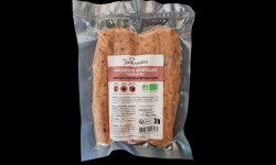 Les Saisissantes - Saucisses de haricots rouges au paprika fumé 55g - 4 paquets de 4