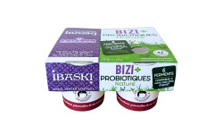 Bastidarra - Ekia - Yaourts  Probiotiques nature 125g x4
