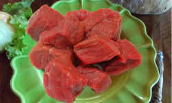 La Ferme de Souegnes - [Précommande] Fondue de Buffle BIO - Rumsteak cubé- Spécial fêtes