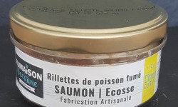 Fumaison Occitane - 2 RILLETTES DE SAUMON FUME AU CITRON CONFIT