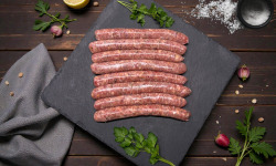 Ferme des Gravelines - SAUCISSES AIL DES OURS X8 - 100% POULET BIO