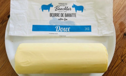 Ferme Sereine en Périgord - Beurre BAECHLER de Baratte – pasteurisé DOUX à 82% de MG - 1 kg - Extra fin