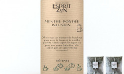 Esprit Zen - Menthe Poivrée - Infusion -  Boite - 20 Infusettes