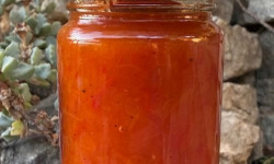 L’Oliveraie du Coudon - CHUTNEY ANANAS POIVRON ROUGE 100 gr