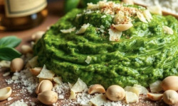 L'OLIVERAIE DU COUDON - Sauce pesto basilic à la truffe d'été pot 80g