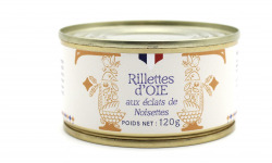 Ferme des Fayards - Rillettes d’Oie aux éclats de Noisettes torréfiées 120g