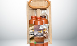 Adal Terra - Coffret cadeau - Coffret Huiles Gastronomique de Lin et Sésame Biodynamiques et Pavot Bio 3X200ml