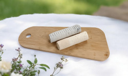 Ferme de L'Or Blanc - Duo Bûche Blanche et Bûche Cendrée 2x 180g