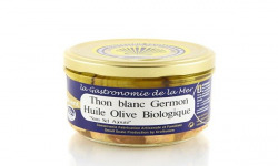 SARL Kerbriant ( Conserverie ) - Thon blanc Germon huile d’olive BIO - Très pauvre en sel - 180g