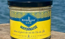 Rivesaline - Terre Saline - Mayonnaise citron et fleur de sel 100g