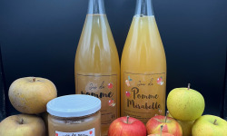 La Ferme des Prun'Elles - Lot gourmand de la ferme- Pommes, jus & compote