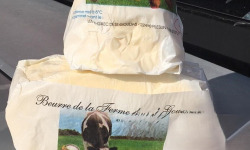 Ferme de la Paumerais - BEURRE DE BARATTE 1/2 SEL DE LA FERME - 250 Gr (2 plaquettes)