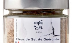 Artisans du Sel - Fleur de Sel de Guérande à la Vanille Bourbon de la Réunion – Verrine 85g | Artisans du Sel