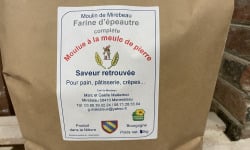 Moulin de Mirebeau - Farine d’épeautre complète moulue à la meule de pierre 5kg