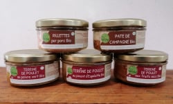 Ferme de Carcouet - Terrines et Rillettes Bio - x 5