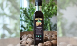 Ferme de Pleinefage - Vinaigre de vin blanc aromatisé à la Noix BIO - Bouteille 25cl
