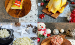 Maison Lascours - Menu Festif Chapon farce Truffée - 8 personnes