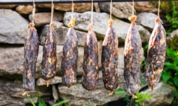 Domaine du Catié - Saucisson de Porc Mangalica "la Grume du Catié" sans nitrite