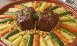 Le Paradis d'Escargot - Couscous 2 personnes accompagné de ces légumes fondant