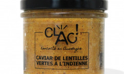 CLAC Conserverie - Caviar de lentilles vertes à l'indienne 100g