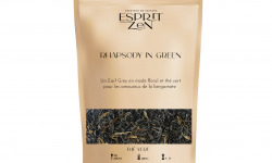 Esprit Zen - Thé Vert "Rhapsody in green" - bergamote - Sachet 100g