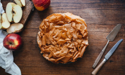 Les Délices d'Aliénor - Pastis gascon aux pommes et à l'armagnac cuit frais - 6 parts
