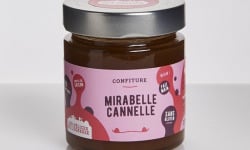 Les Délices de l’Ogresse - Confiture Bio Mirabelle et Cannelle 6x220g