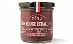 SÒSU, les Artisans de la Sauce - Sauce vin rouge échalotes lot de 9 x140g