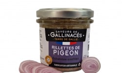 Terre de Gallie - Rillettes de pigeon aux échalotes confites