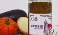 Sept Collines - Aubergines et Tomates confites - 240 g  BIO (sauce pour pâtes)