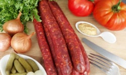 GAEC Villeneuve - Boeuf à la ferme - [Précommande] Lot De 2 Paquets De 6 Merguez De Bœuf Blonde D’aquitaine