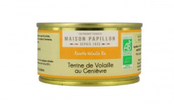 Maison PAPILLON - Artisan depuis 1955 - Terrine BIO Volaille Genièvre 130g