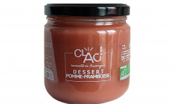 CLAC Conserverie - Dessert pomme framboise bio - 400g