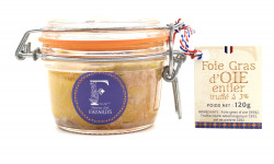Ferme des Fayards - Foie gras d’Oie entier truffé à 3% 120g