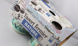 GAEC Les Perce-neige - Pack de 4 yaourts nature x4