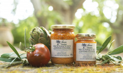 L'OLIVERAIE DU COUDON - [Précommande] DÉLICE DE FROMAGE DE CHÈVRE, ARTICHAUT ET TOMATES 80 G