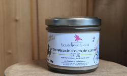 Les Délices du Coin - Toastinade foies de canard nature 100g