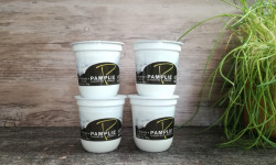 Laiterie de Pamplie - Lot De 4 Yaourts Brassés Nature Sucré Au Lait Entier