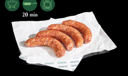 Nemrod - Saucisses de Sanglier au Piment d'Espelette (Par 4) (130g/pièce - 520g/colis)