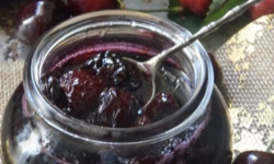 L'OLIVERAIE DU COUDON - Confiture de Cerise Noire – 370 g